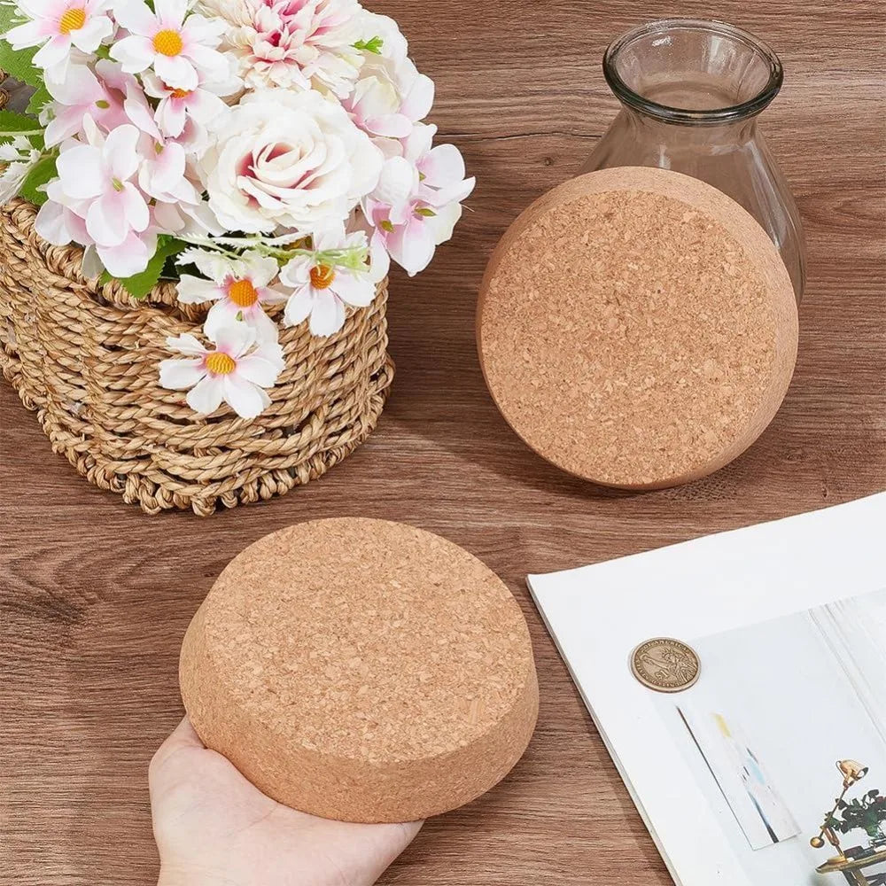 2-Pack Large Tapered Cork Stoppers 4.6–5.1 Inch Bottle Plugs Cork Bottle Stoppers Axl