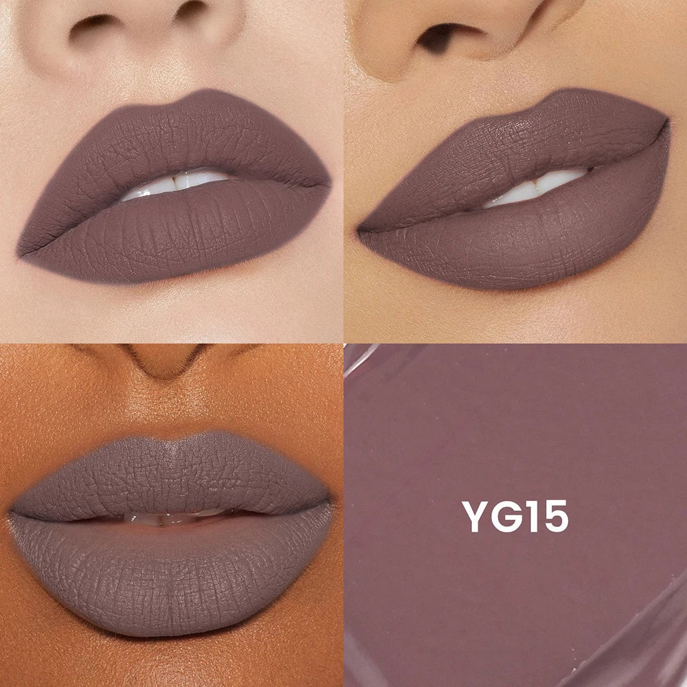 Vegan Matte Liquid Lipstick & Lip Gloss – Dual Texture Nude Lip Gloss Axl