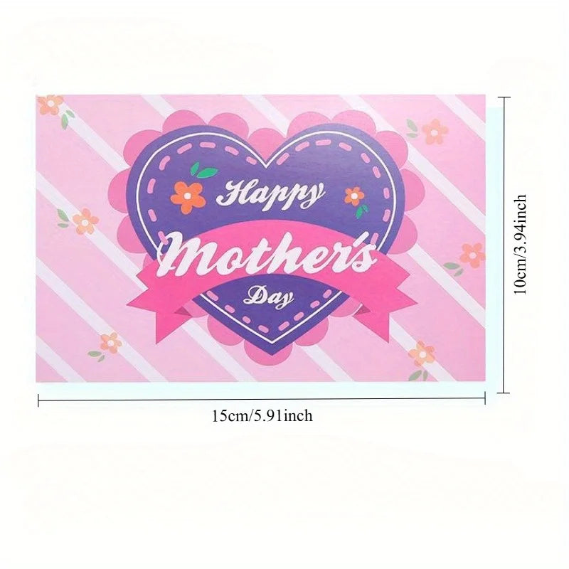 Floral Mother's Day Thank You Cards – Party & Classroom Set Greeting Cards Set Axl