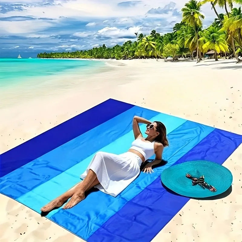 Large Sandproof Beach Blanket for 4–7 Adults | Picnic Mat Outdoor Picnic Blanket Axl