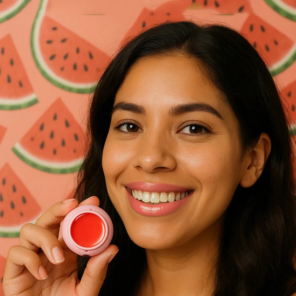 Vegan Tinted Lip Gloss with Brush – Fruit Jam Lip Balm Tinted Lip Gloss Axl