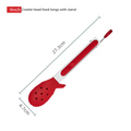 Heavy Duty Silicone Food Tongs – Heat Resistant BBQ Kitchen Kitchen Cooking Tongs Axl 9Inch-Red