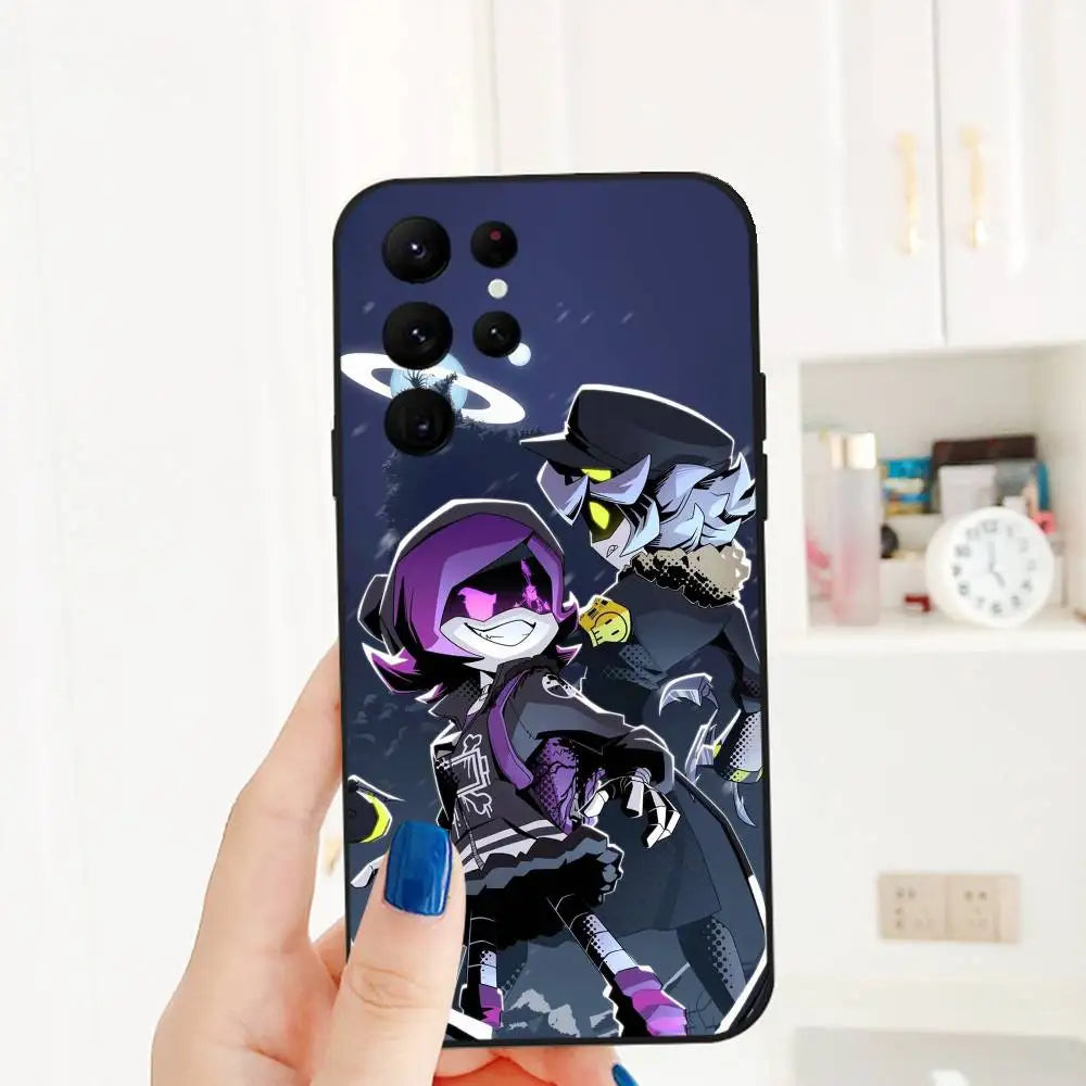 Murder Drones UZI Samsung S20–S24 Phone Case | TPU Full Cover Anime Phone Case Axl