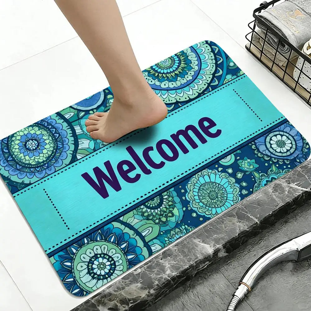 Diatomite Bath Mat – Quick Dry Anti-Slip Floor & Door Mat Bath & Floor Mat Axl