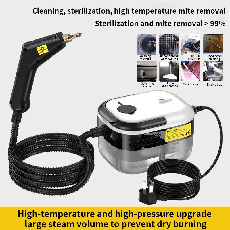 BALASHOV 1200W Handheld Steam Cleaner – Kitchen, Car & Home Handheld Steam Cleaner Axl