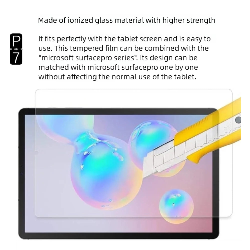 2-Pack Tempered Glass Screen Protector – Samsung Galaxy Tab S6 Lite Tablet Screen Protector Axl