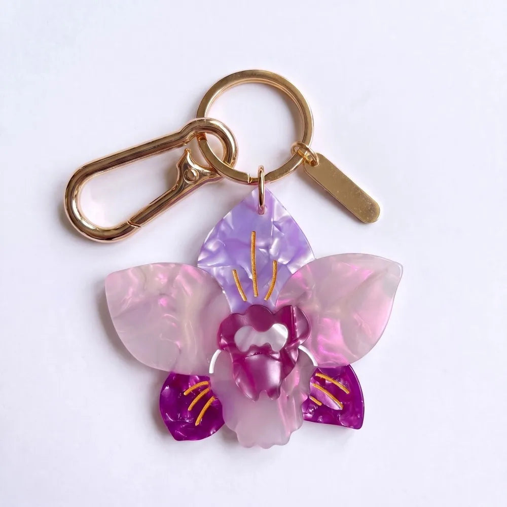 Retro Ocean Acrylic Keychain – Surfboard Crab Bag Charm Pendant Acrylic Keychain Charm Axl Style 19