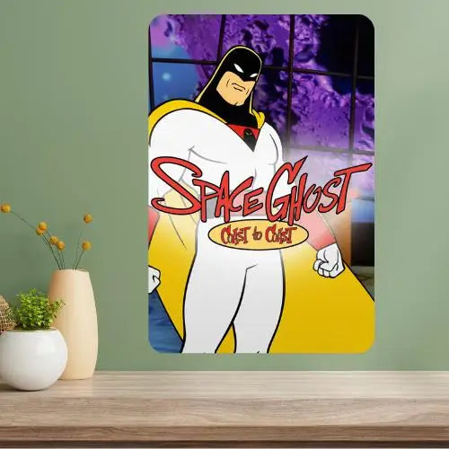 Space Ghost Classic TV Show Metal Poster Sign | Retro Wall Art Metal Wall Sign Axl aluminum sign aluminum 20x30cm