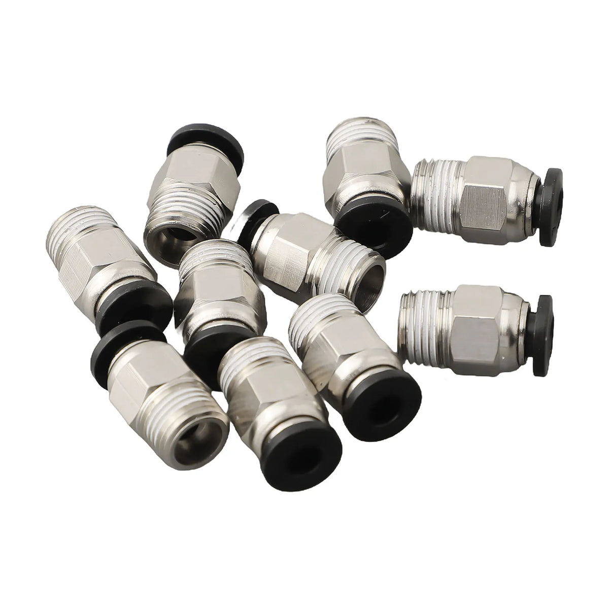 PC4-M10 Pneumatic Push-In Fitting 10 Pack | 3D Printer PTFE Pneumatic Fitting Axl