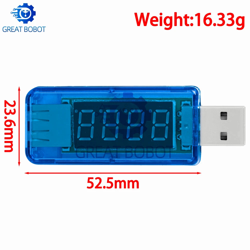 Mini USB Power Tester – Digital Voltmeter & Ammeter USB Charging Tester Axl