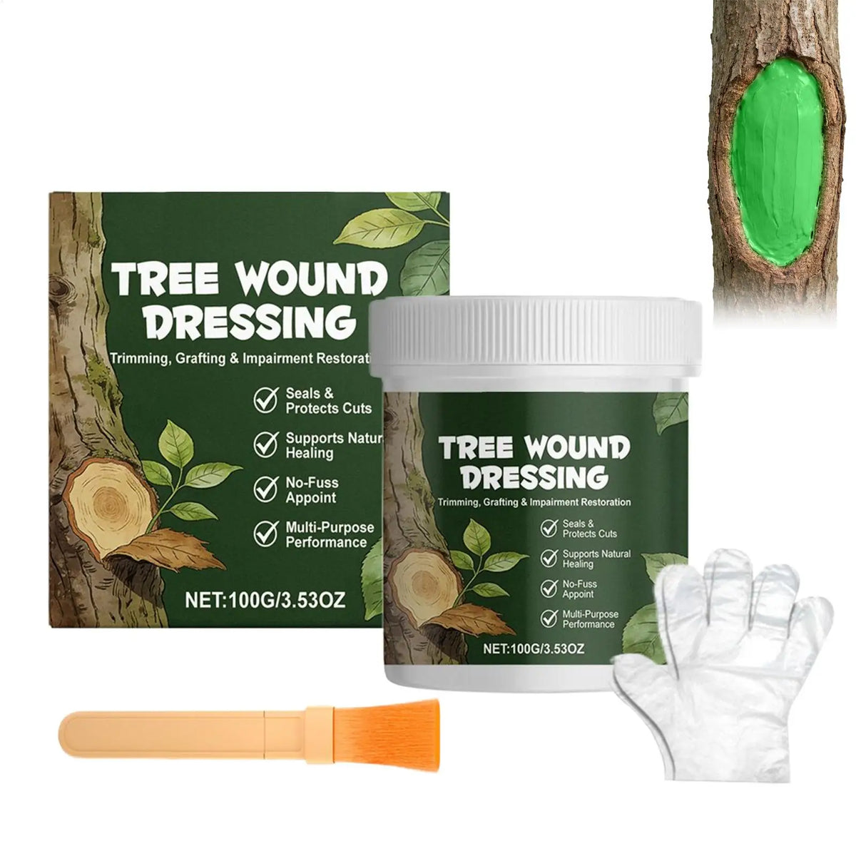 Waterproof Tree Pruning Sealer – 100g Wound Dressing Kit Tree Pruning Sealer Axl