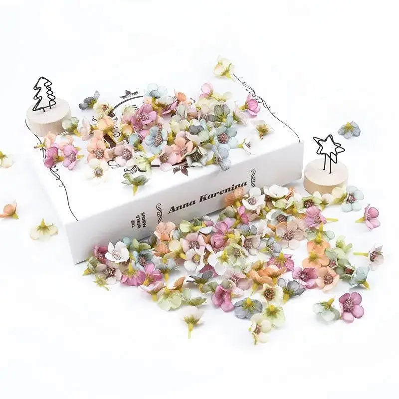 Silk Artificial Daisy Flower Heads 50/100 Pcs – Multicolor Decor Artificial Flower Heads Axl MIX 100PCS