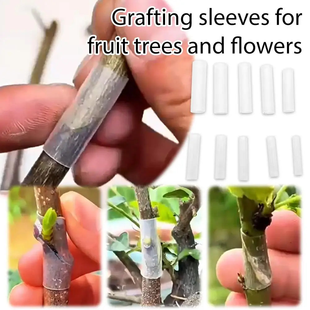 50-Pack Grafting Sleeves – Tomato, Eggplant & Fruit Trees Grafting Sleeves Axl