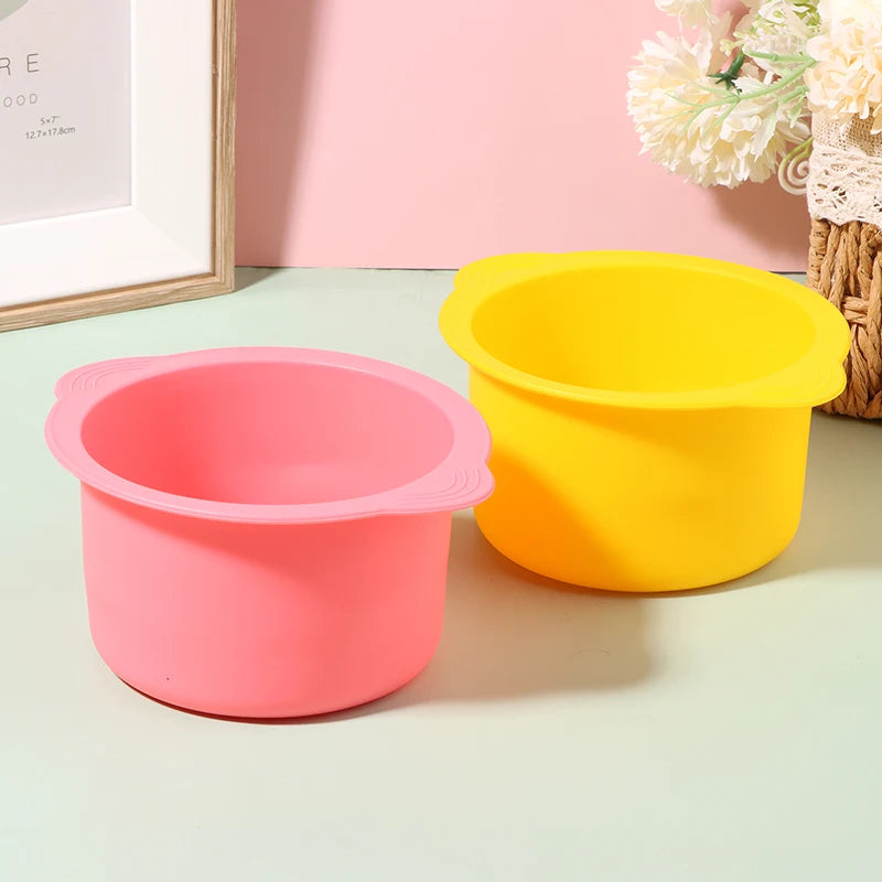 Silicone Wax Warmer Bowl & Stirring Stick – Non-Stick Waxing Bowl Axl