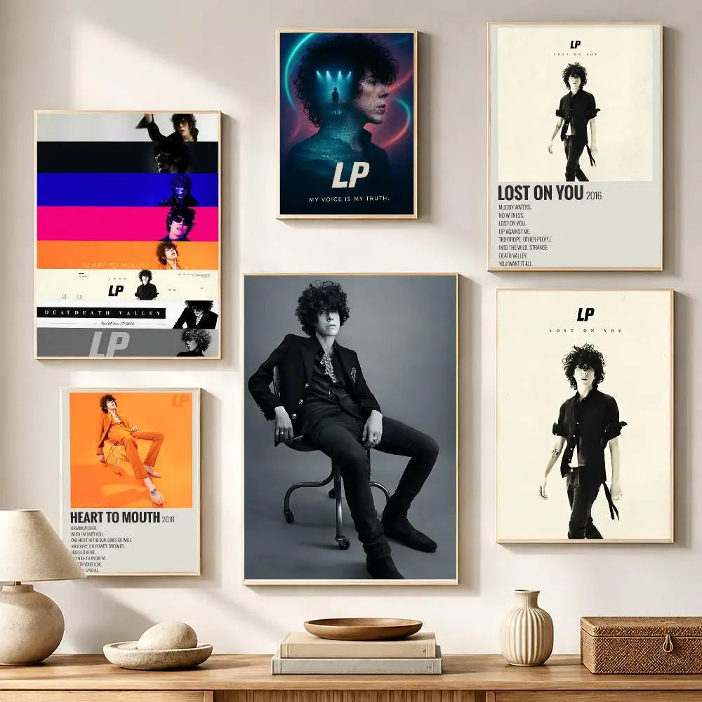 Singer L-LP HD Waterproof Poster Sticker | Wall Décor & Gift Wall Poster Sticker Axl