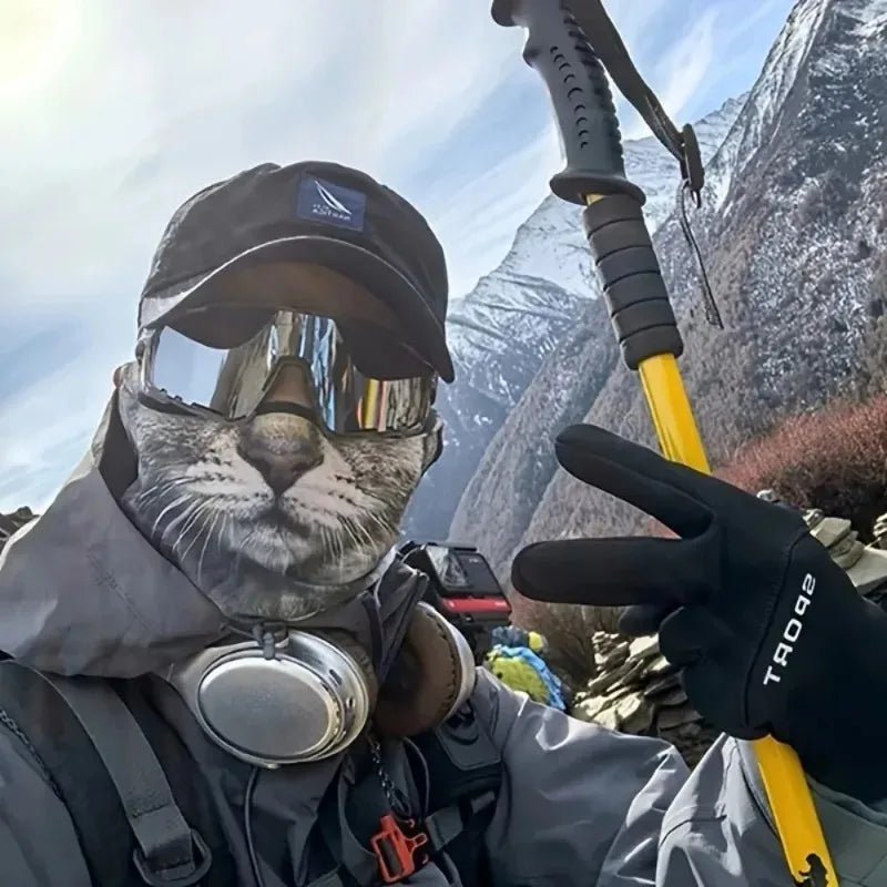 3D Cat Cycling Balaclava – Full Face Neck Sun Shield Helmet Liner Cycling Balaclava Axl