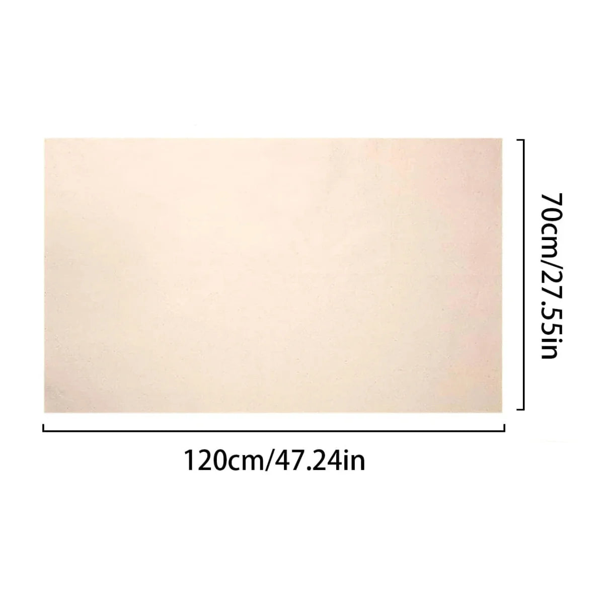 Natural Cotton Dough Proofing Cloth – Reusable Baker's Couche Dough Proofing Cloth Axl 70x120cm