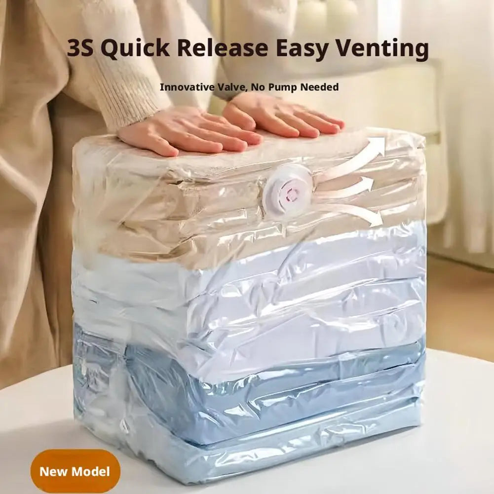 Pump-Free Vacuum Storage Bags for Clothes & Quilts | S–XL Vacuum Storage Bags Axl