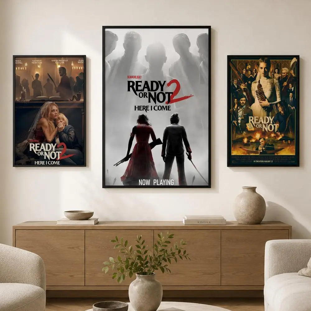 Ready or Not Game Poster – Self-Adhesive HD Wall Art Decor Gaming Wall Poster Axl