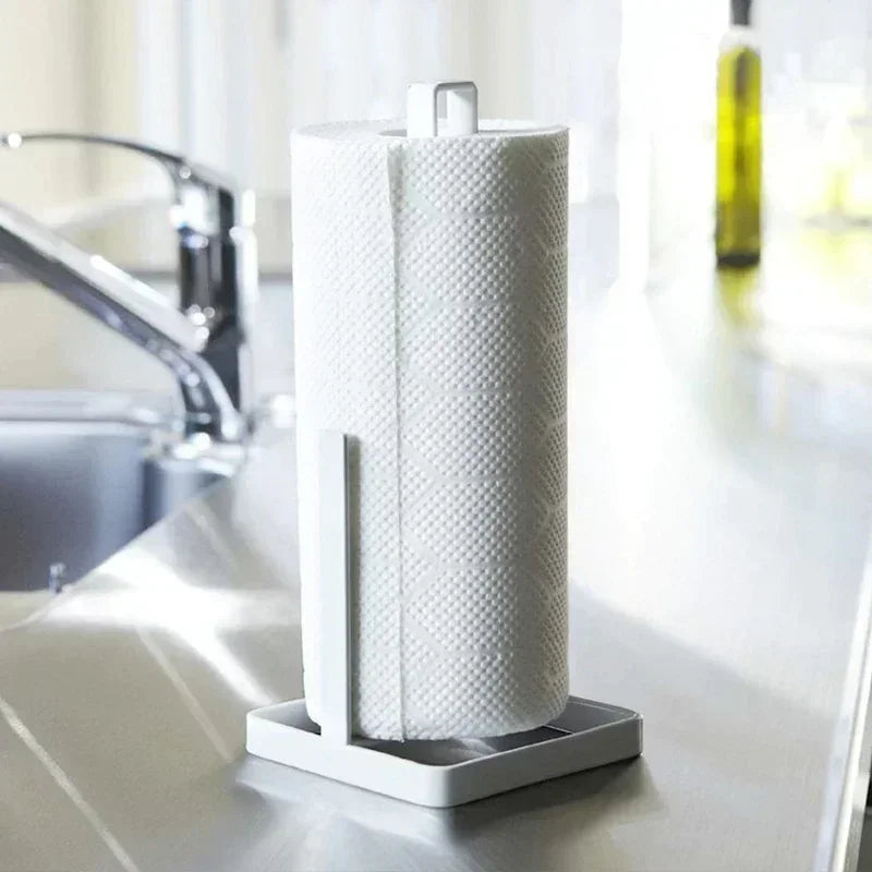 Stainless Steel Paper Towel Holder – Kitchen & Bathroom Stand Paper Towel Holder Axl