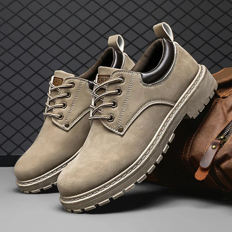 Men's Platform Oxford Shoes – Lace-Up Casual Dress Loafers Men's Oxford Shoes Axl
