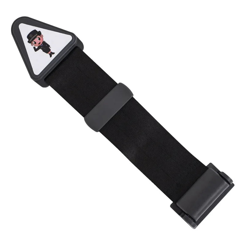 Child Car Seat Belt Adjuster – Anti-Neck Rub Safety Clip Seat Belt Adjuster Axl Black