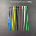 300-Pack Colored Nylon Zip Ties – Self-Locking Cable Ties Nylon Zip Ties Axl Randomly mix-300pcs