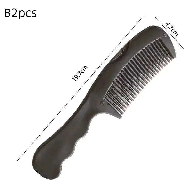 Self-Cleaning Anti-Static Scalp Massage Comb | Soft Bristle Scalp Massage Comb Axl B2pcs