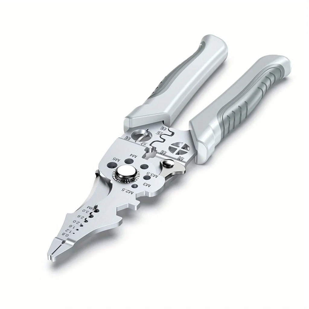 10-in-1 Wire Stripper Crimping Plier – Electrician Tool Wire Stripping Plier Axl 18.8x5.6cm 18.8x5.6cm