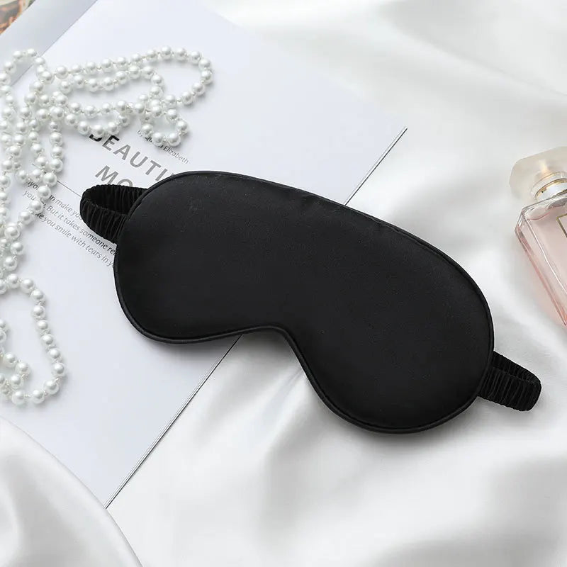 Silk-Feel Sleep Eye Mask – Light Blocking Satin & Adjustable Strap Sleep Eye Mask Axl