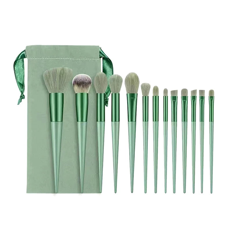 8/13 PCS Makeup Brush Set – Foundation, Powder & Eyeshadow Makeup Brush Set Axl