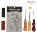 Leather Hand Sewing Kit – DIY Stitching Tools for Craft & Repair Leather Sewing Kit Axl 13Pcs