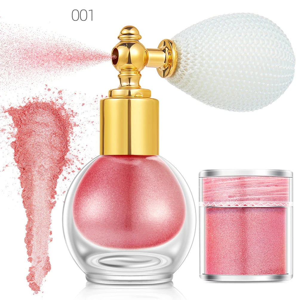 Vegan Pearl Glitter Highlighter Spray Powder – Face & Body Glitter Highlighter Axl 001 1pcs NO LOGO