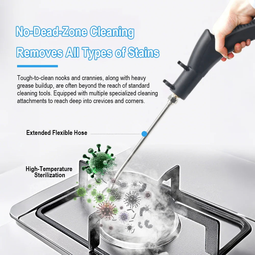 BALASHOV 2500W Handheld Steam Cleaner – Kitchen, Car & Home Handheld Steam Cleaner Axl