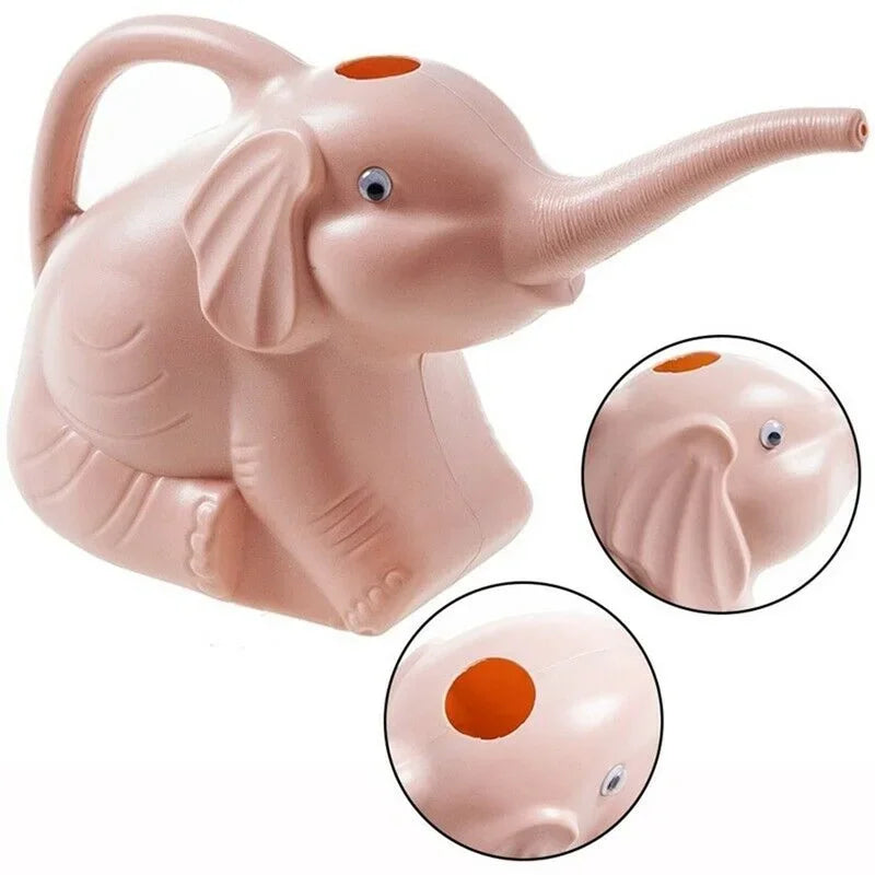 Elephant Watering Can – Cute Plastic Garden Plant Pot Novelty Watering Can Axl