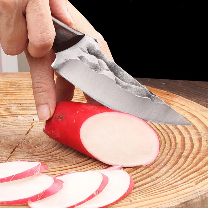 InLeung Forged Stainless Steel Boning & Chef Knife – 12cm Boning Chef Knife Axl