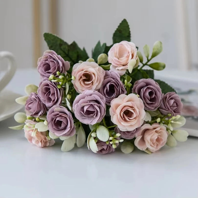 Silk Rose Artificial Flowers – Wedding, Wreath & Home Decor Artificial Silk Flowers Axl 12
