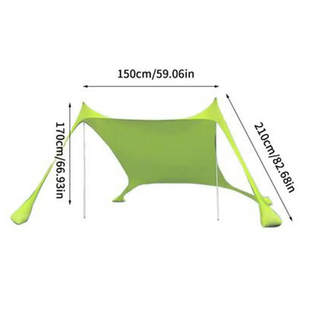 Pop-Up Beach Canopy Tent – UV Sun Shade, Camping & Picnics Beach Canopy Tent Axl Green