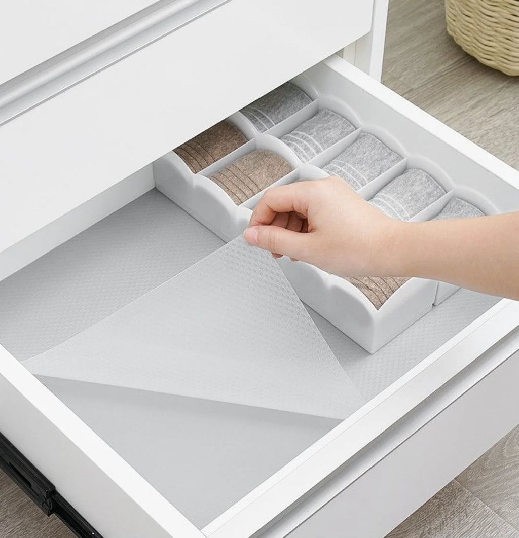 Non-Slip Waterproof EVA Drawer & Shelf Liner – Non-Adhesive Shelf & Drawer Liner Axl