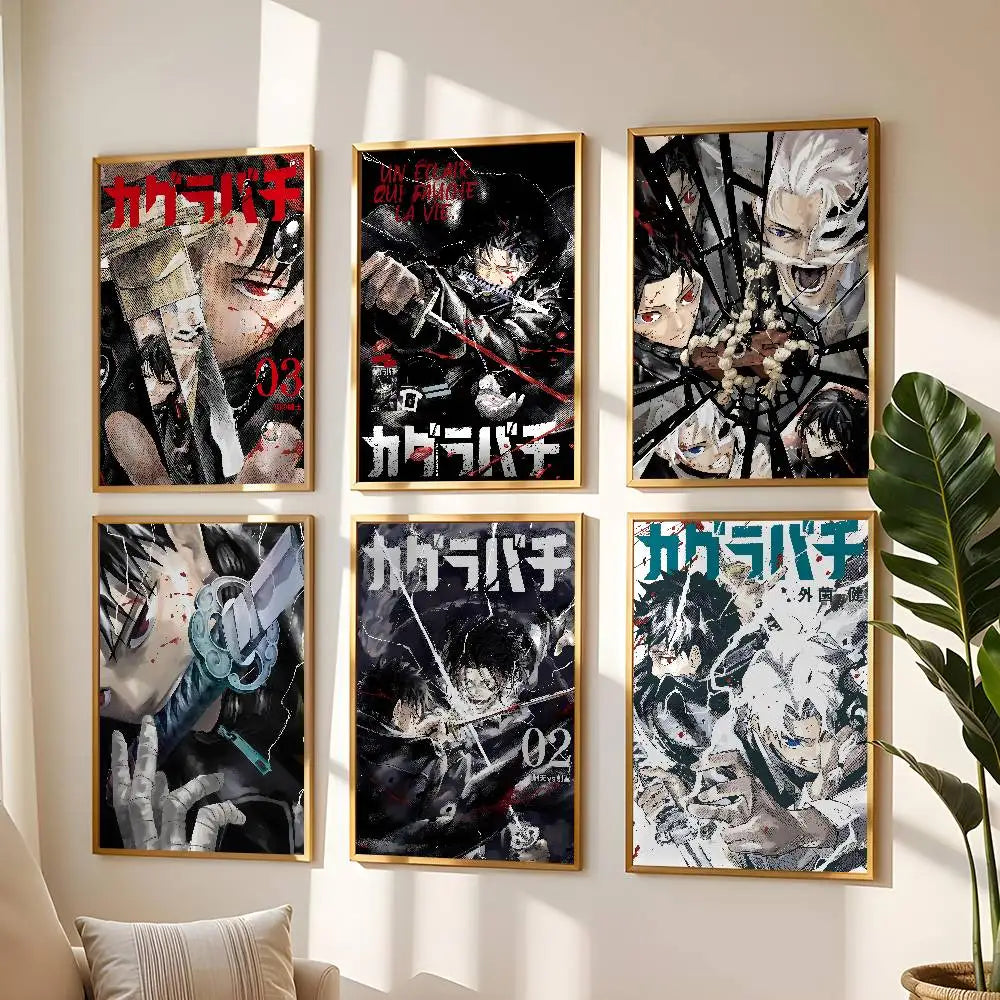 Kagurabachi Anime Poster – Self-Adhesive HD Wall Art Decor Anime Wall Poster Axl