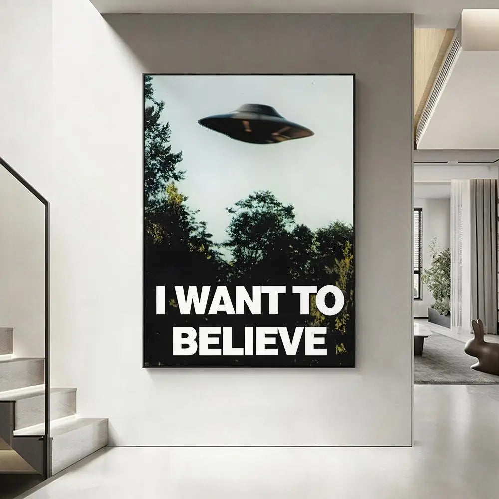 X-Files TV Poster – HD Waterproof Wall Art | Home & Bar Decor Wall Art Poster Axl White12 15X20cmNoframe