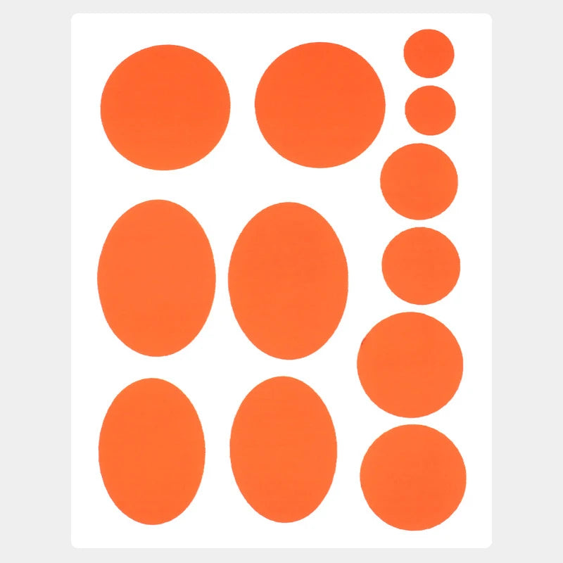 Self-Adhesive Nylon Repair Patches – Assorted Colors & Shapes Fabric Repair Patches Axl orange2