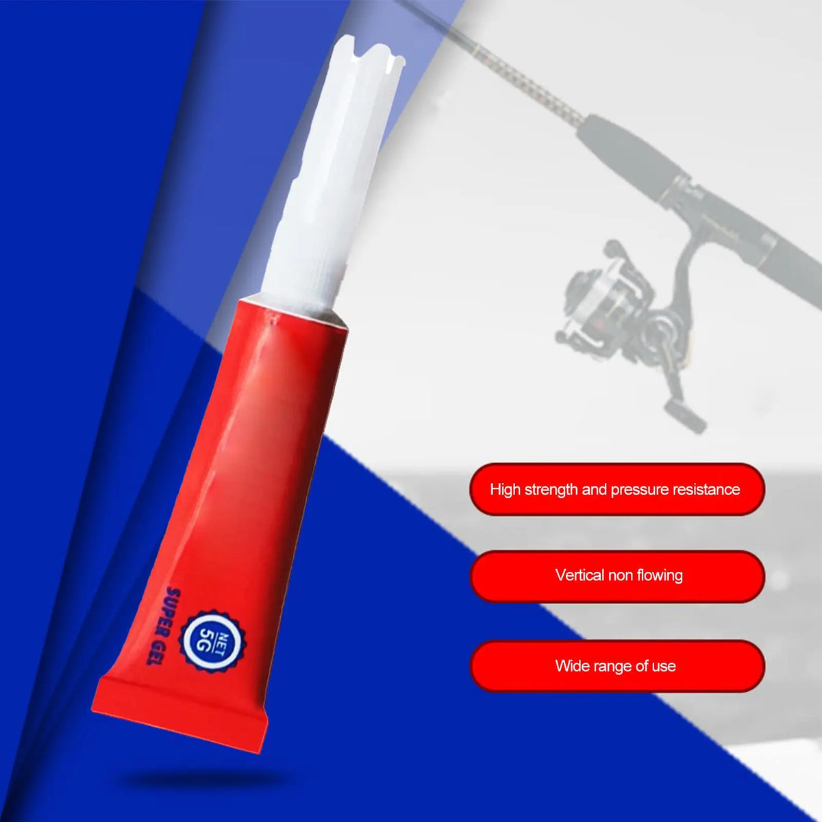 Fishing Rod Repair Glue – Waterproof Quick-Drying Adhesive Rod Repair Adhesive Axl