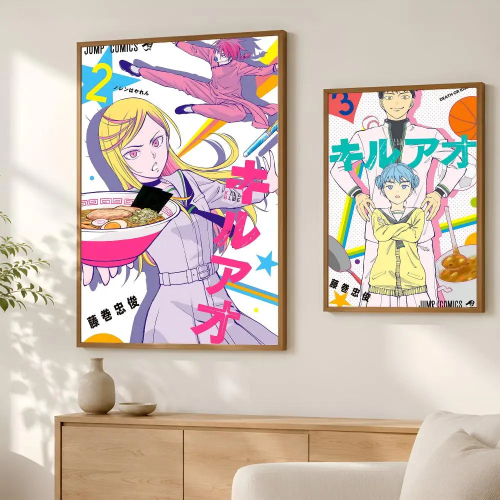 Anime Self-Stick HD Wall Art Poster – Waterproof Room Decor Wall Art Poster Axl