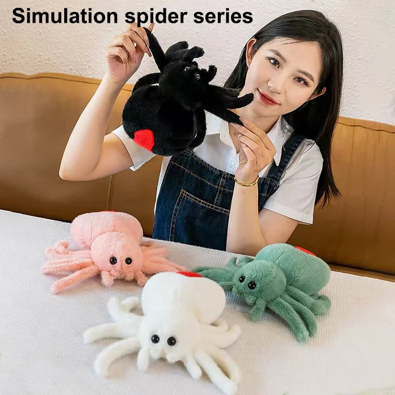 25cm Plush Spider Toy – Realistic Halloween Stuffed Doll Plush Stuffed Toy Axl