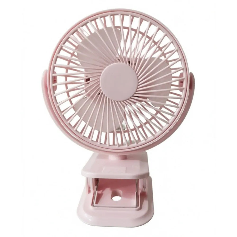USB Rechargeable Clip-On Fan Light Combo – Silent & Portable Clip-On Fan Light Axl Style-C