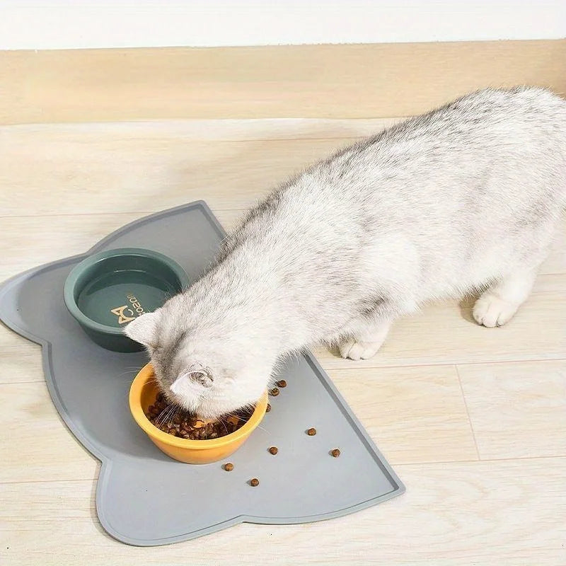 Waterproof Silicone Pet Feeding Mat – Anti-Slip Food Pad Cats Dogs Pet Feeding Mat Axl