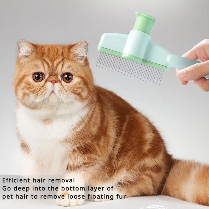 Pet Hair Removal Comb – Grooming Brush for Cats & Dogs Pet Grooming Comb Axl