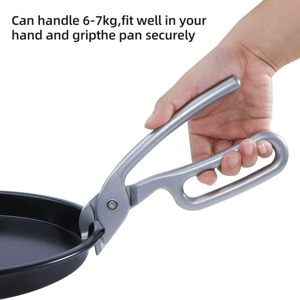 Heavy Duty Cast Aluminum Pizza Pan Gripper & Oven Tong Pan Gripper Tongs Axl