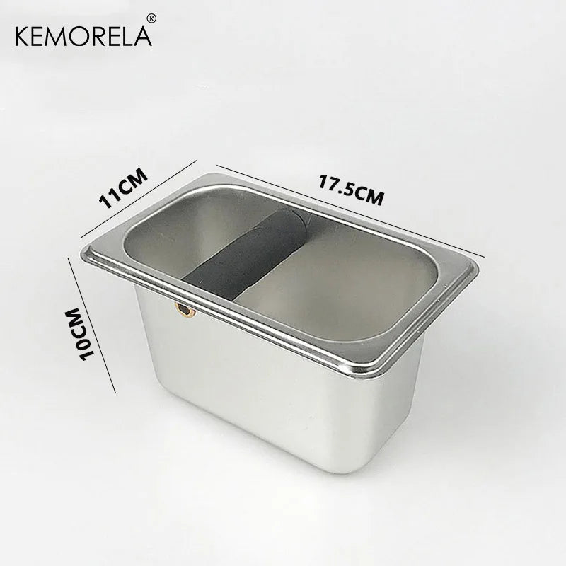 Stainless Steel Coffee Knock Box – Espresso Grounds Waste Bin Coffee Knock Box Axl XL